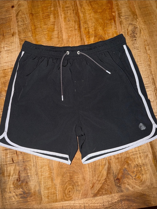 laguna Other - Laguna B Black Athletic Shorts with White Trim